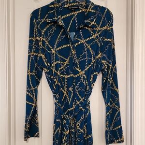 Chic Chain Print Dress